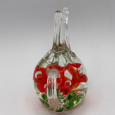 LOT 92: Four Paperweights -Joe St. Clair and More