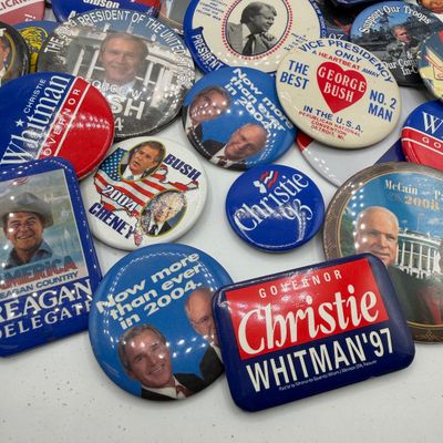 LOT 85: Big Lot of Political Pins. Buttons and More