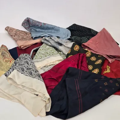 LOT 41: Collection of Silk Women's Scarves