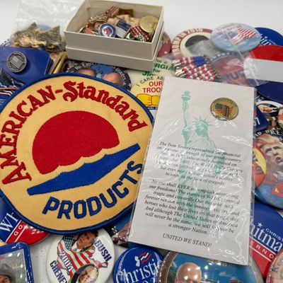 LOT 85: Big Lot of Political Pins. Buttons and More