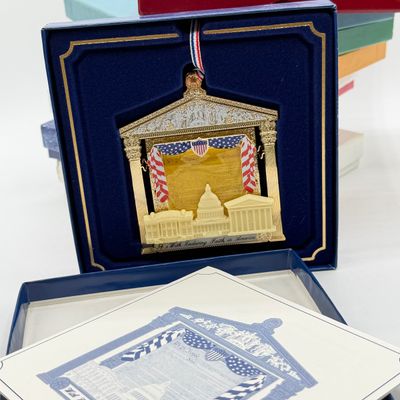 LOT 93: White House Commemorative Christmas Ornaments and More