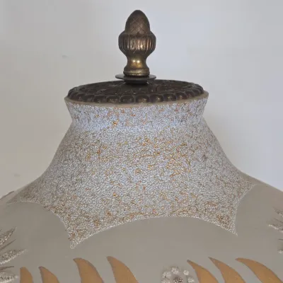 LOT 69: Pair of Vintage Victorian-style Figural Banquet and Parlor Table Lamps/ 30" Tall