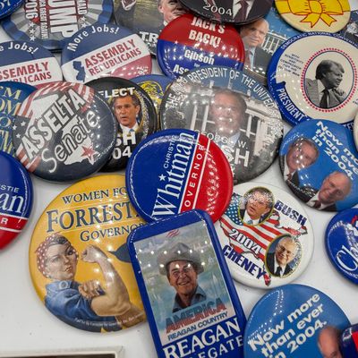 LOT 85: Big Lot of Political Pins. Buttons and More