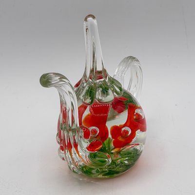 LOT 92: Four Paperweights -Joe St. Clair and More