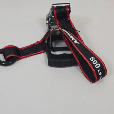 LOT 61: Set of Husky Ratchet Tie-down Straps with a 500 lb. Working Load Limit