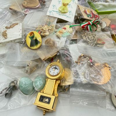 LOT 89: Big Costume Jewelry Collection - Holiday Novelties and More