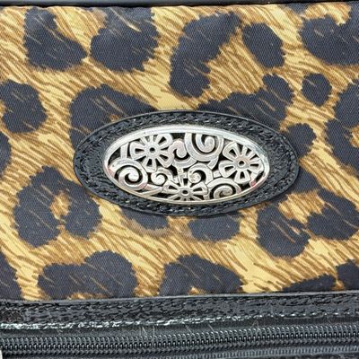 LOT 167: Brighton Leopard Print Rolling Bag w/ Hidden Handle