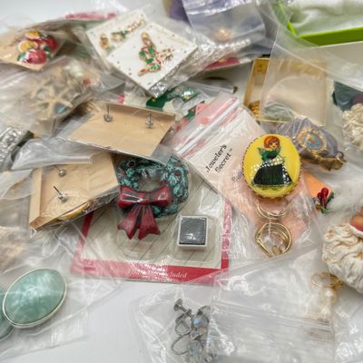 LOT 89: Big Costume Jewelry Collection - Holiday Novelties and More