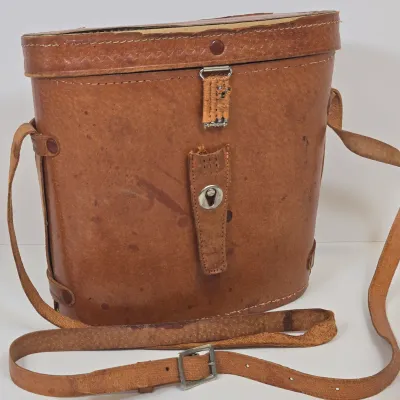 LOT 60: Vintage Amico 7x50 Coated Lens Binoculars with Leather Case
