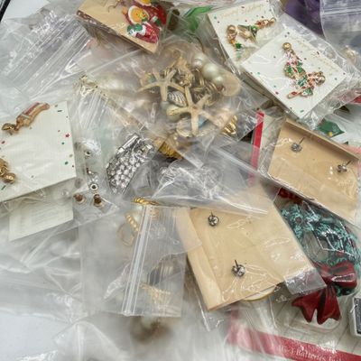 LOT 89: Big Costume Jewelry Collection - Holiday Novelties and More