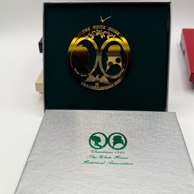 LOT 96: White House Commemorative Christmas Ornaments and More