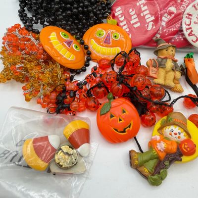 LOT 87: Collection of Holiday Pins, Earrings and More
