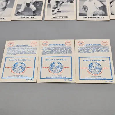 LOT 80: Collection of 1977 TCMA Renata Galasso Baseball Cards