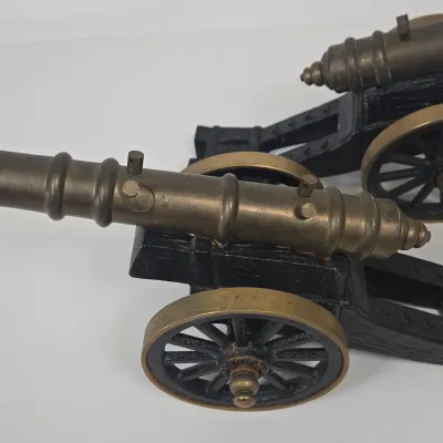 LOT 43: Pair of Vintage Decorative Miniature Cannons