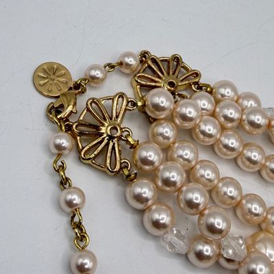 LOT 82: Isaac Mizrahi Live Earrings and Two Necklaces (18" and 40")