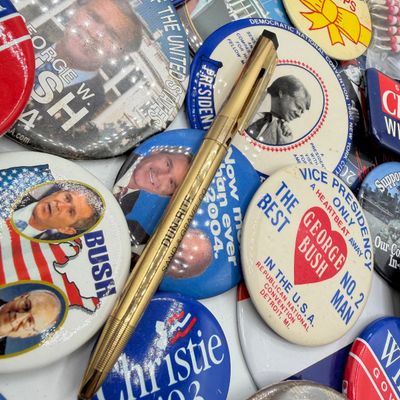 LOT 85: Big Lot of Political Pins. Buttons and More