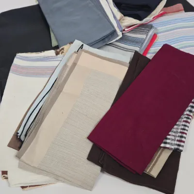 LOT 63: Seyfocnia Leather Laptop Briefcase, AUVON Seat Cushion, Collection of Men's Handkerchiefs, and More