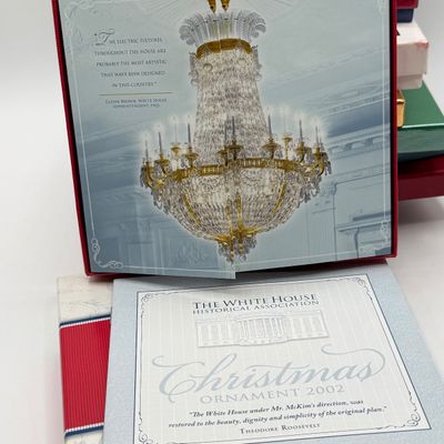 LOT 93: White House Commemorative Christmas Ornaments and More