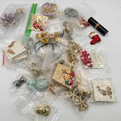 LOT 89: Big Costume Jewelry Collection - Holiday Novelties and More