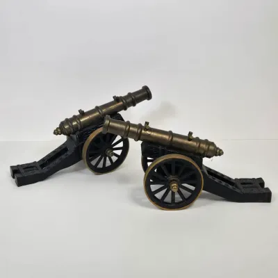LOT 43: Pair of Vintage Decorative Miniature Cannons