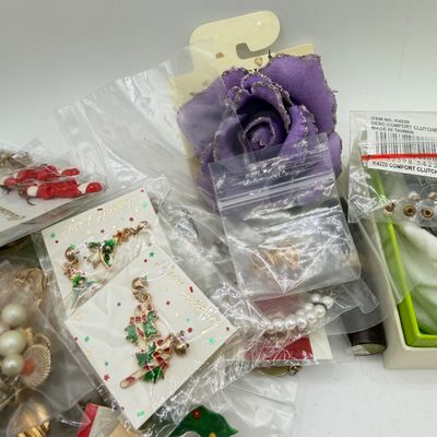 LOT 89: Big Costume Jewelry Collection - Holiday Novelties and More