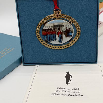 LOT 93: White House Commemorative Christmas Ornaments and More