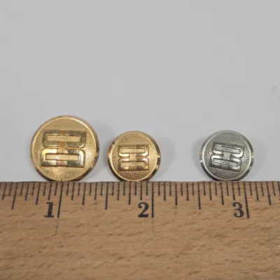 LOT 44: Multiple Sets of Vintage Gold-tone Crest Buttons and More