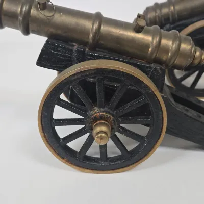 LOT 43: Pair of Vintage Decorative Miniature Cannons