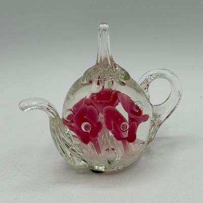 LOT 92: Four Paperweights -Joe St. Clair and More