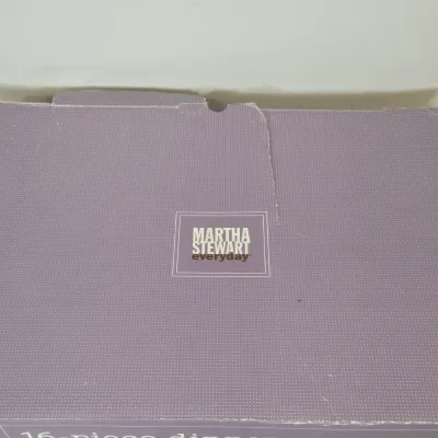 LOT 72: Martha Stewart Everyday 16-piece Dinnerware Set/ NIB