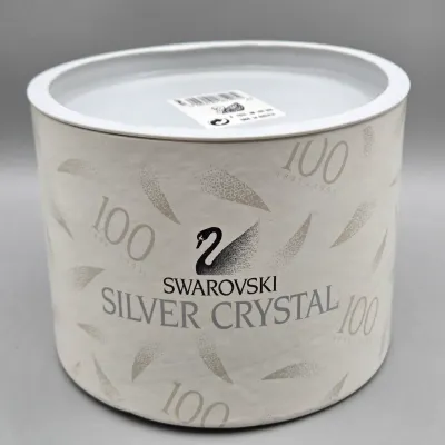 LOT 139: Vintage Swarovski SCS Crystal Ball Paperweight w/Original Box, 2000 Annual Edition Columbine Plaque in Original Box, Centenary...