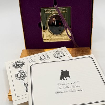 LOT 93: White House Commemorative Christmas Ornaments and More