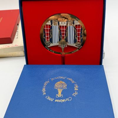 LOT 96: White House Commemorative Christmas Ornaments and More