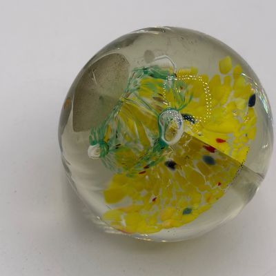 LOT 95: Trio of Glass Paperweights - Kreiss and More
