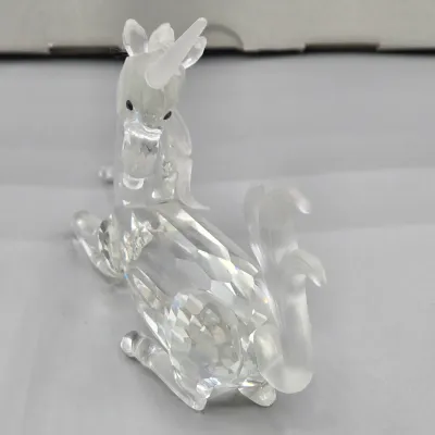 LOT 129: Retired Swarovski Austrian Crystal Unicorn Figurine w/ Box