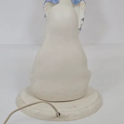LOT 49: Ceramic Madonna Planter Figurine, Praying Mary Lamp, and Our Lady of Grace Figurine