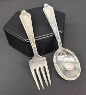 Sterling Silver Children's Fork & Spoon Set