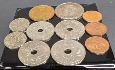 Vintage Danish Coins