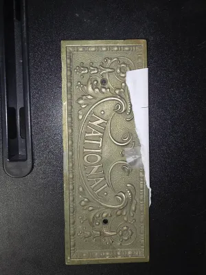 Sale Photo Thumbnail #120: The word "titanic" is written on the paper attached