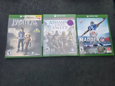 Sale Photo Thumbnail #334: 3 games assassin's creed is unopened