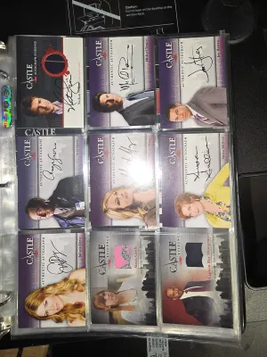 Sale Photo Thumbnail #116: Book of trading card from the tv show castle