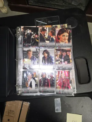 Sale Photo Thumbnail #115: Book of trading card from the tv show castle
