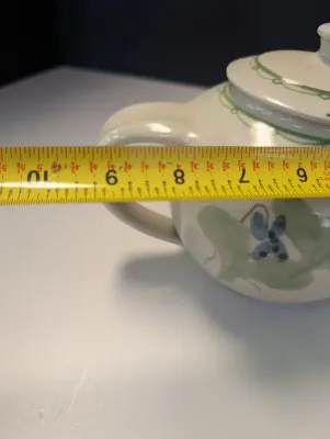 Stoneware Teapot - Signed By Local Artist David Voorhees
