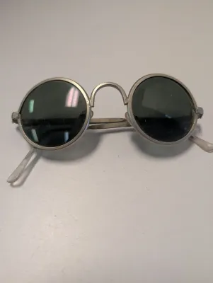 Vintage 1940's WWII Rare Welsh Amber Motorcycle Sunglasses Steam Punk & Steam Punk Polarized Glasses