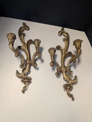 Made In USA Syracuse Ornamental Co. Wall Sconces