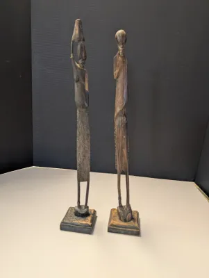 African Hand Carved Wooden Sculpture Figurines