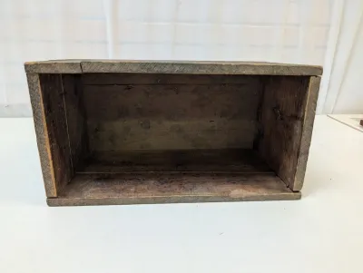 Antique Klean Kutt Nails & Tacks Wooden Advertising Crate Shoe Repairing