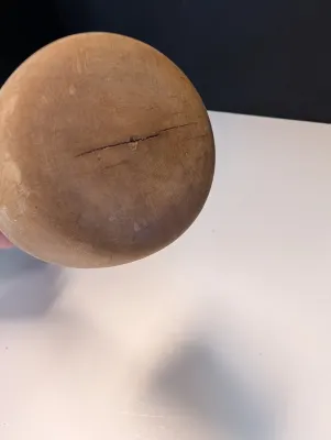 Hand Made Wooden Soup Ladle, Long Handle