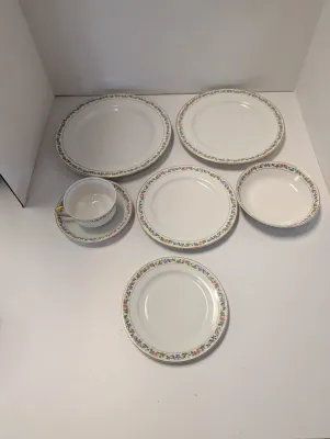 80 Pieces Of O.P. Co. Syracuse China Melrose Ivory Tableware