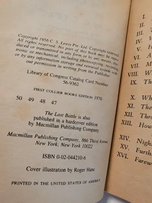 C.S. Lewis The Chronicles Of Narnia Books